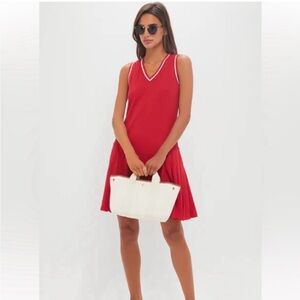 TUCKERNUCK Red Pique Kember Walking 100% Cotton Dress Medium